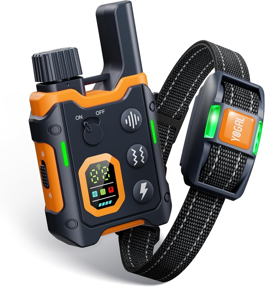 Electronic Dog Shock Collar for Large, Medium, Small Dogs - Adjustable & Durable