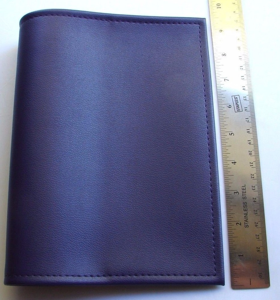 Alcoholics Anonymous AA purple hardback Big Book cover vinyl Plain