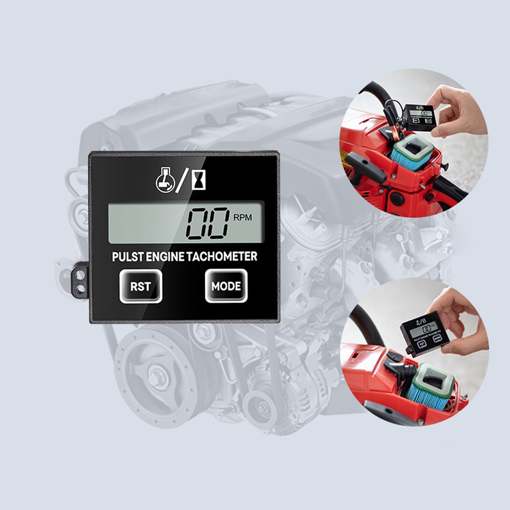 Digital Tachometer Small Digital Engine Tachometer Inductive Tachometer Digit