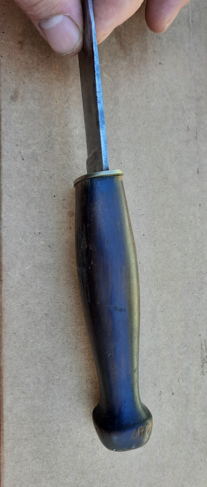 WW2 Olean NY Fighting Combat Knife W/ Leather Sheath