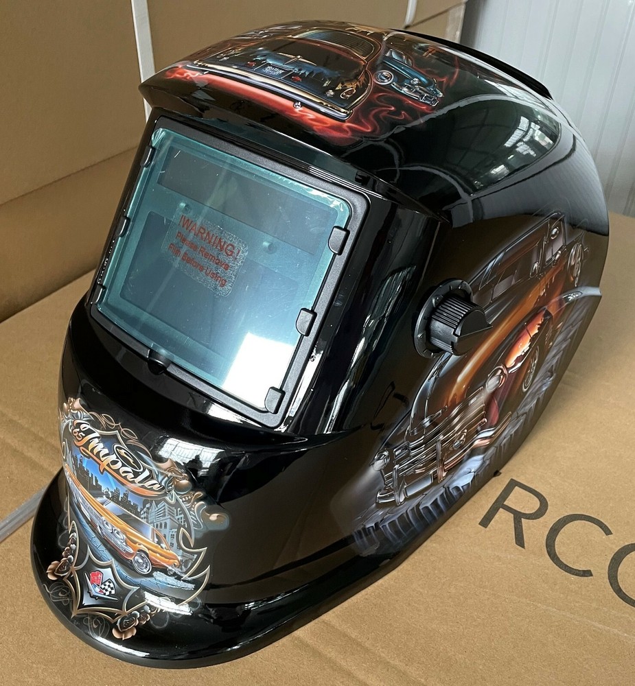 RCCD auto darkening Welding/Grinding Helmet w/ sensitive & delay time control