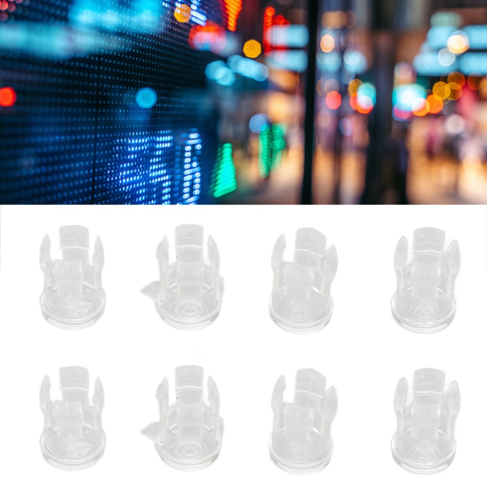♡ 100Pcs LED Light Emitting Diode Shade Transparent Cap Protective Cover