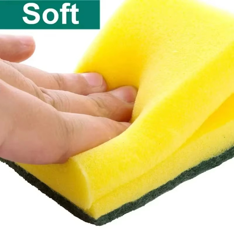 Double-Sided Magic Cleaning Sponge Rust Remover Scrub Brush Kitchen Cleaning