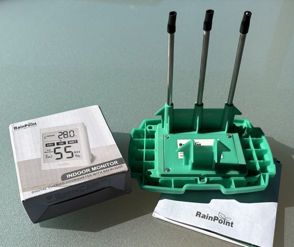 RAINPOINT Bluetooth Soil Moisture Temperature Test Kit, 2-in-1 Soil Hygrometer
