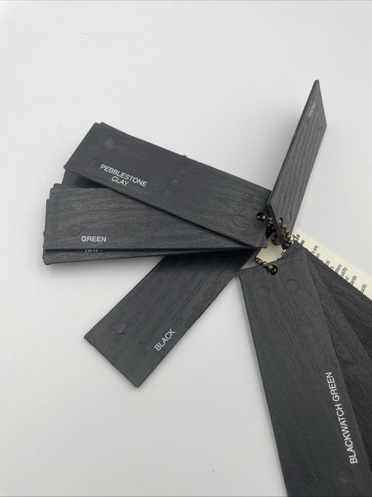 Rare Cellwood Shutter Sizes Sales Sample Color Samples Mini Shutters A9