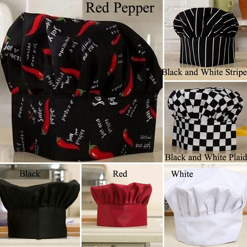 Men Women Comfortable Cook Adjustable Kitchen Baker/ Chef Elastic Cap Hat HOT