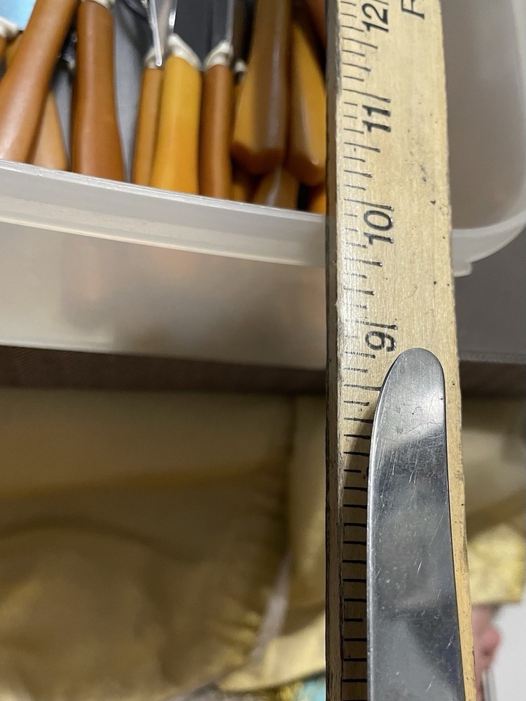 Vintage Butterscotch Bakelite 22pc Silverware Set