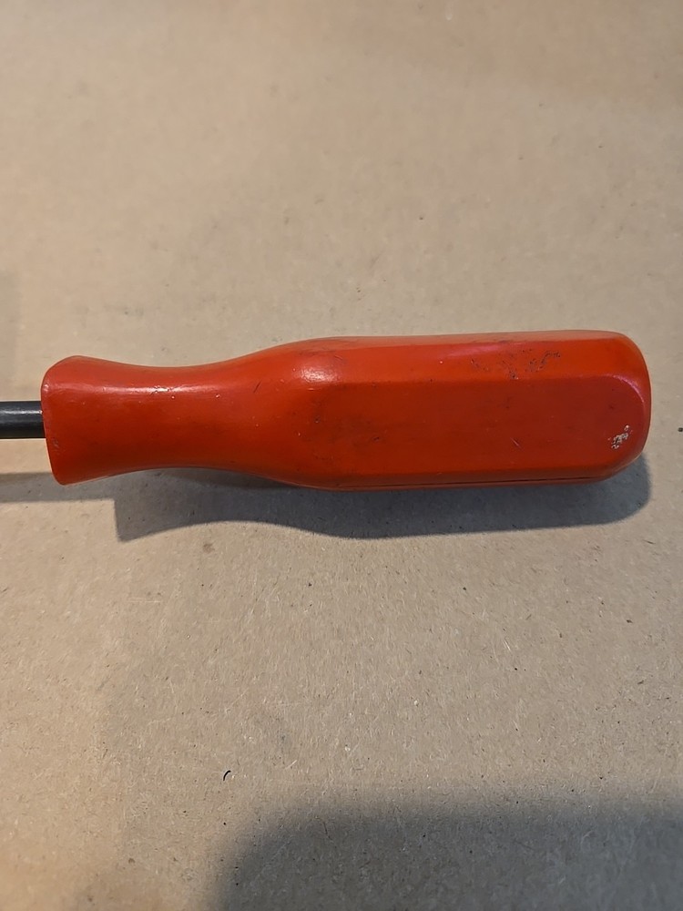 Mac Tools 1/4" Magnetic Bit Driver Red Handle USA MISSING END CAP PM84A