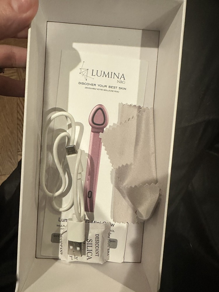 Lumina NRG Mini Glow 6572 Multi-Function Eye, Face & Neck Tool **Used 1 Time**