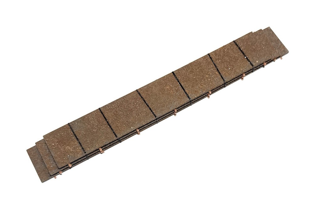 1:87 Ho Scale Rusty Flat Steel Load/decor- 3 plate stack (7in) (Real Rust)