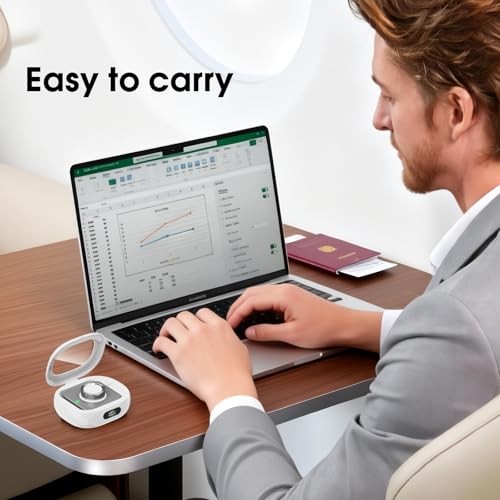 Wireless Charging Case Compatible with Ou-ra Ring Gen 4 & 3 Charger, White