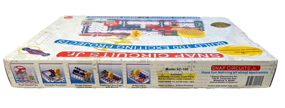 ELENCO Snap Circuits Jr. 100 Experiments Electronics Discovery Kit Home School C