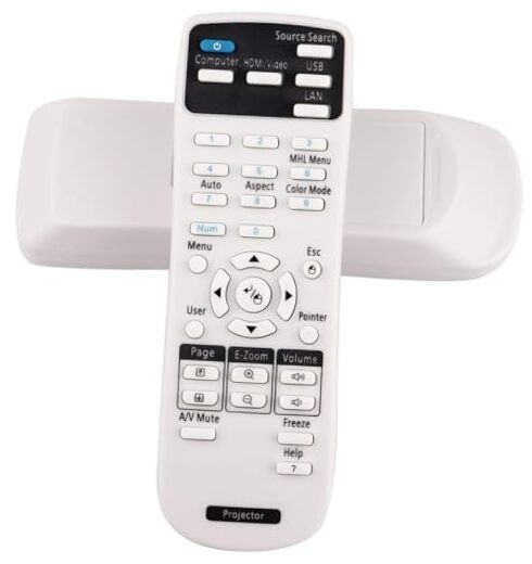 Replacement Projector Remote Control for Epson 1648806 EX3200 EX3240 EX5240