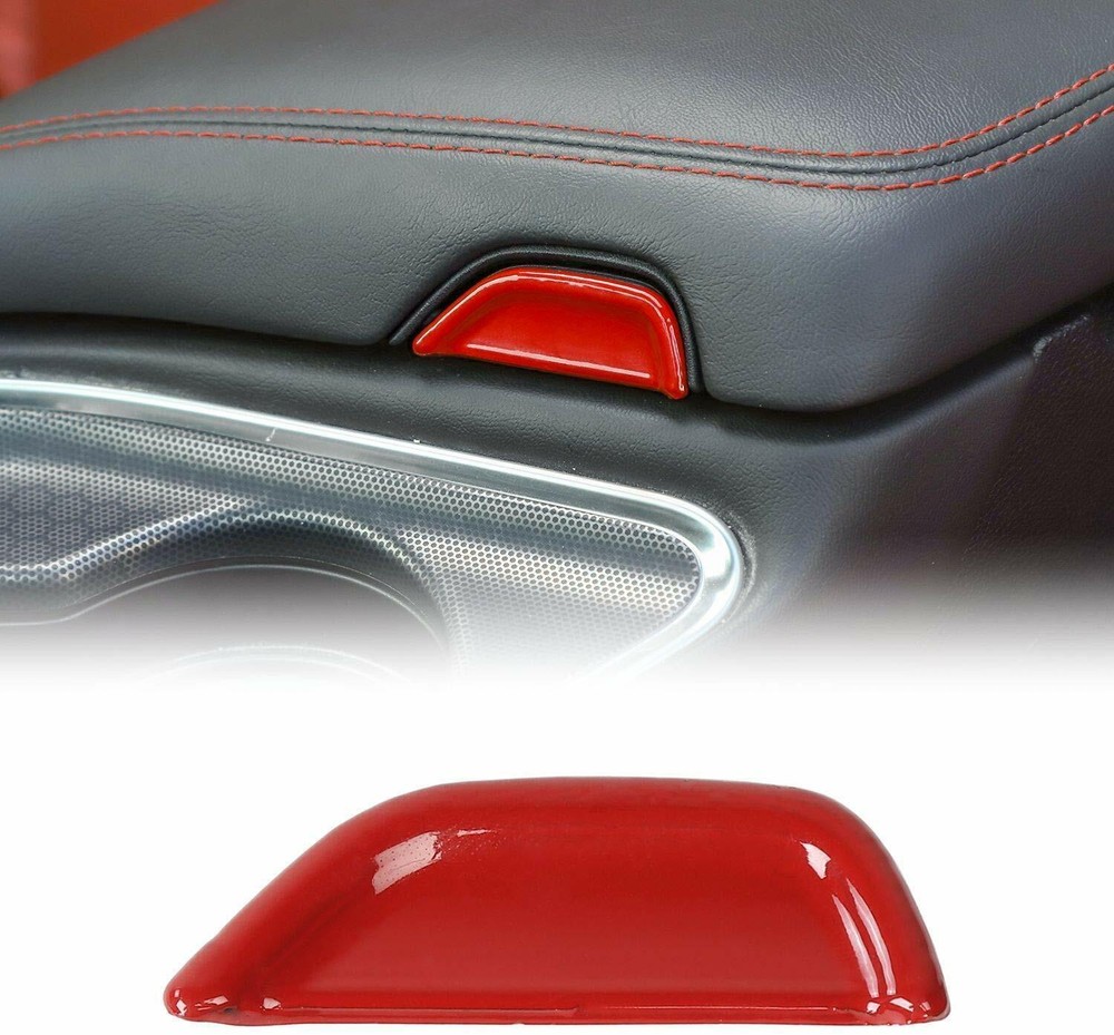 35x Red Interior Full Set Dash Panel Cover Trims Kit for Dodge Challenger 2015+
