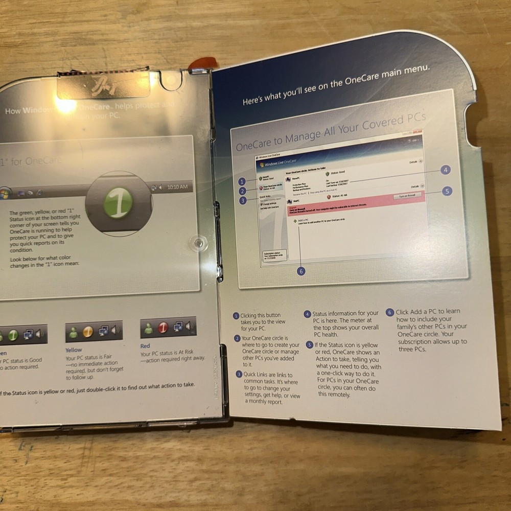 Windows Live OneCare All-in-one security and performance service Microsoft
