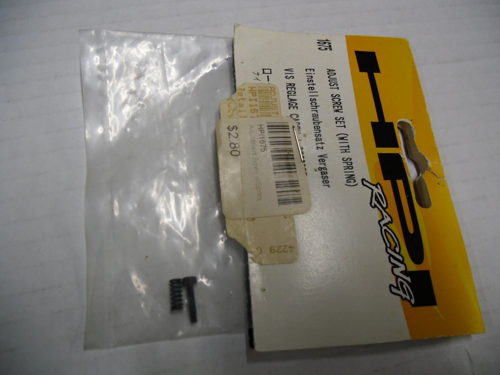 HPI 1675 adjust screw set w/spring NITRO STAR 15FE ENGINE and 18SS