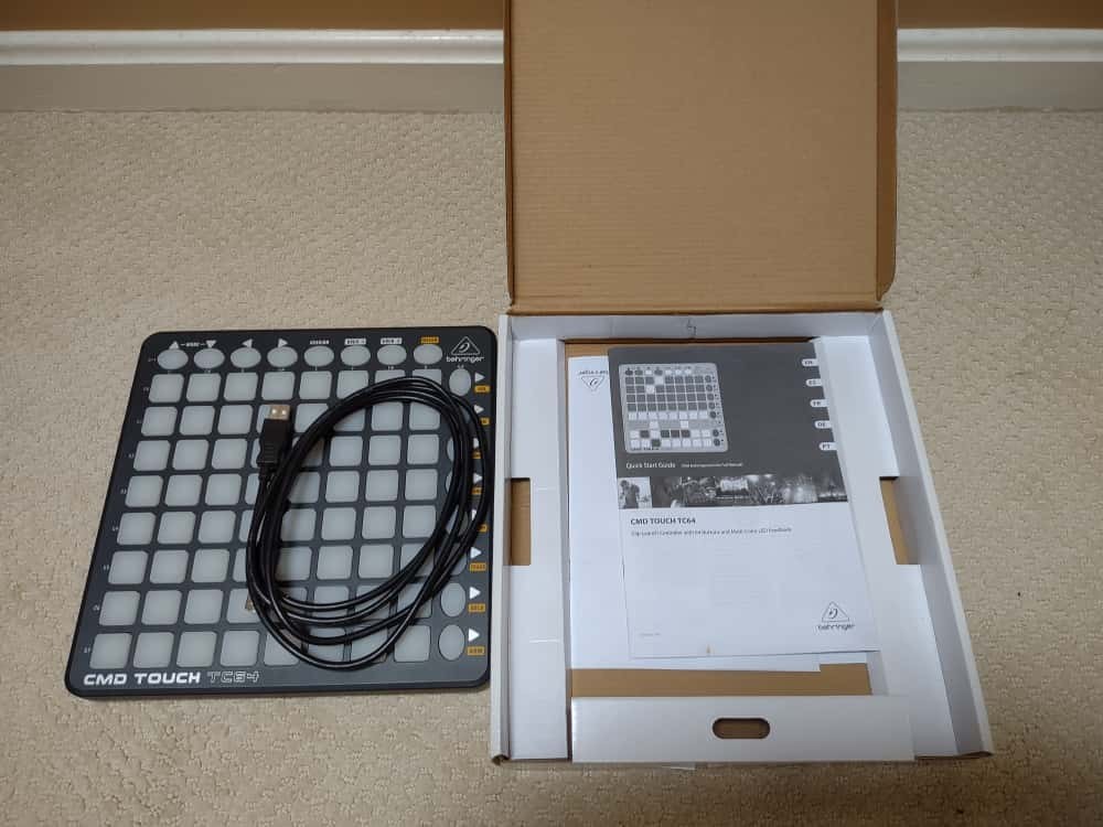 Behringer CMD TOUCH TC64 Clip Launch Controller Button Pad with Novation S Mode