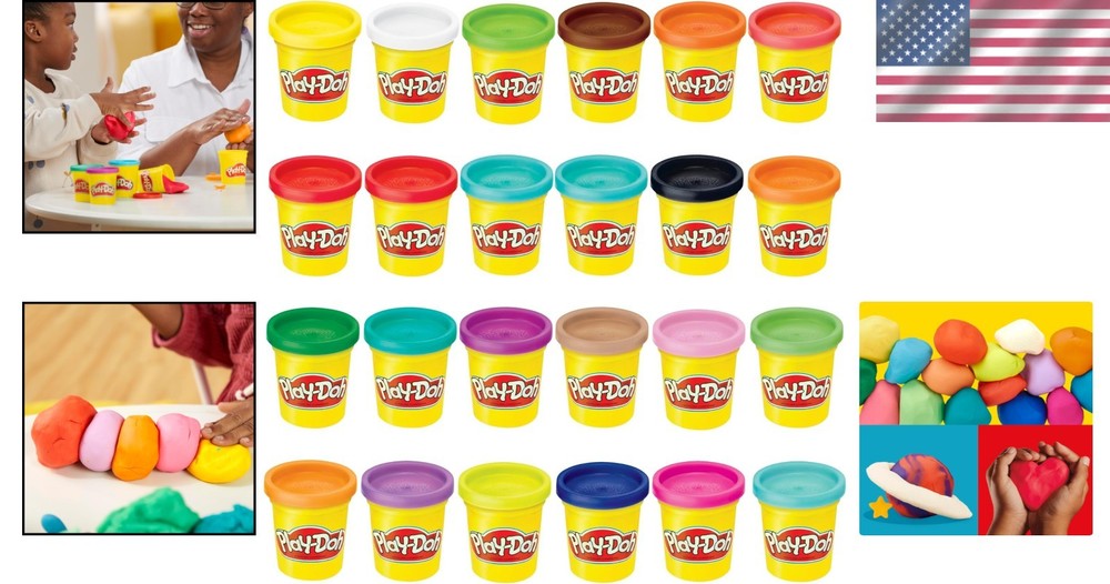 Bulk Play-Doh Modeling Compound, 24 Colors