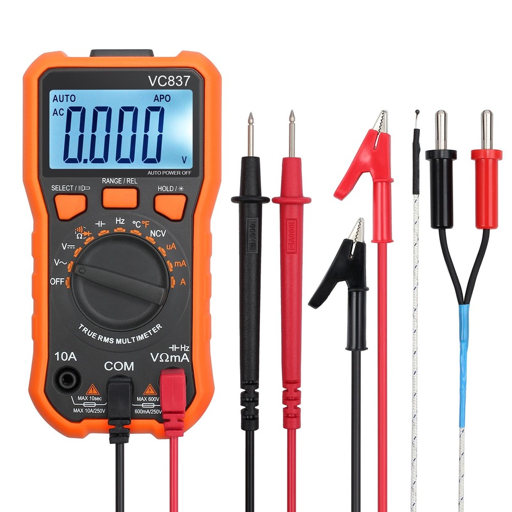 Proster Autoranging Multimeter 6000 6000 Counts, 6000 Counts NCV Capacitance