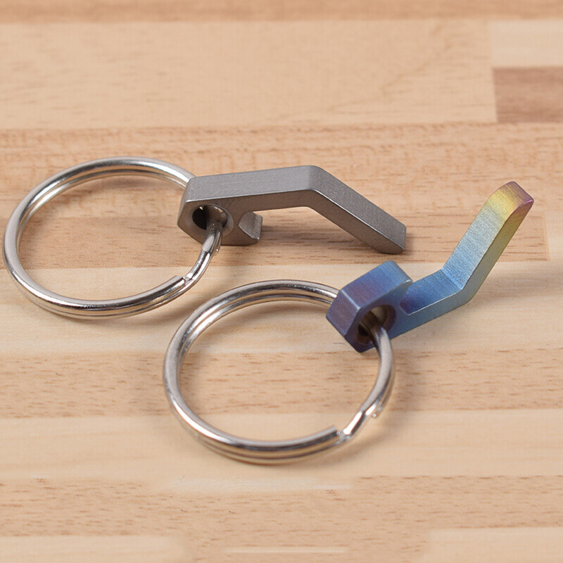 Multi-Functional Mini Bottle Opener Titanium Screwdriver Portable Tools