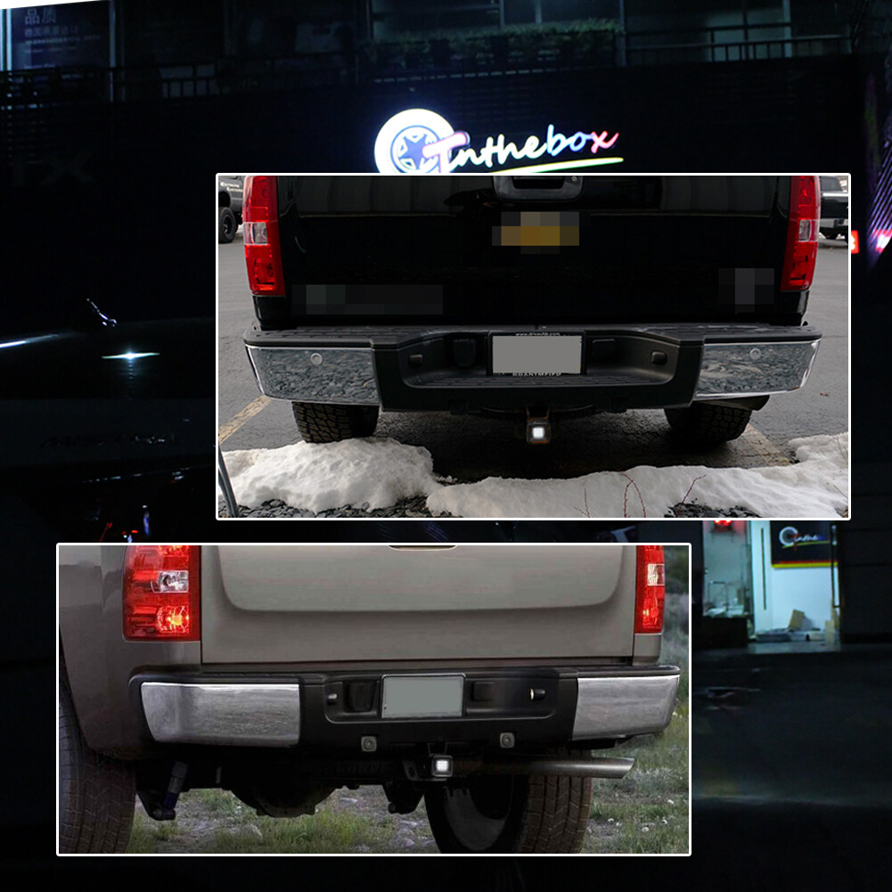 2" LED Super Bright Brake Backup Light Trailer Hitch Cover For Towing & Hauling