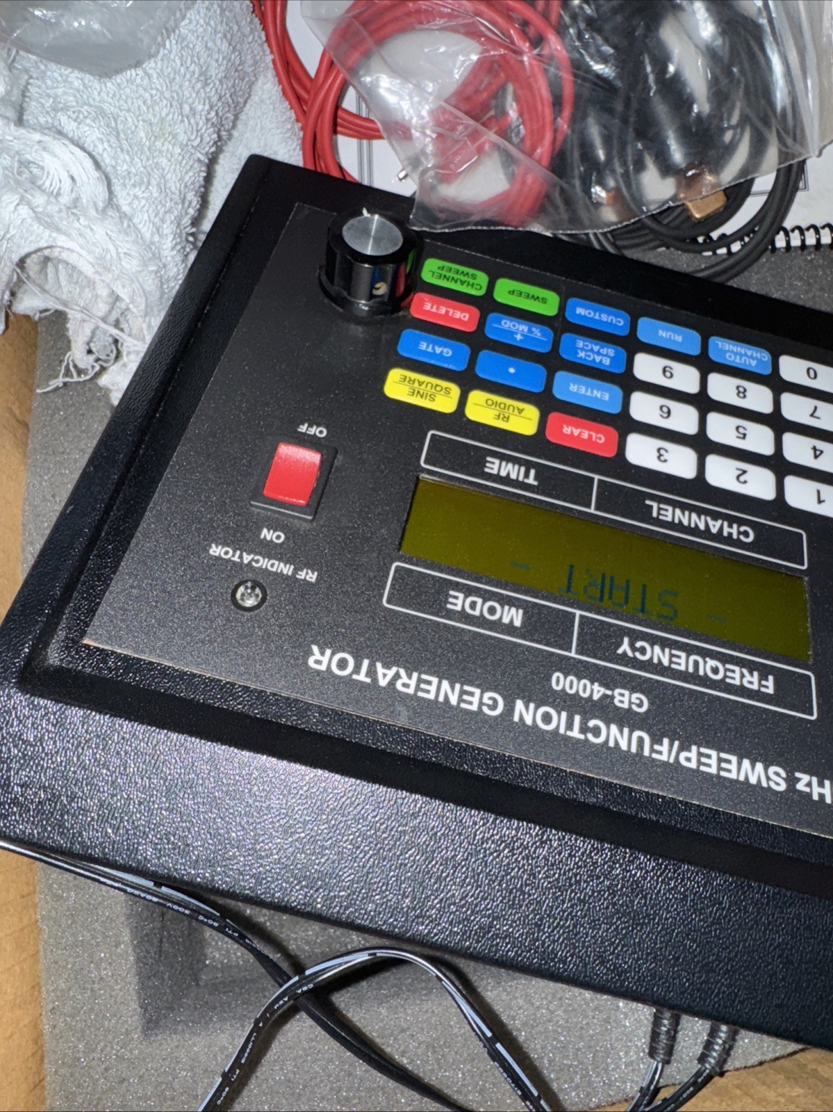 GB-4000 Rife - 20Mhz AMP A4/SR4 - Excellent Shape - Complete Rare Dark Blue