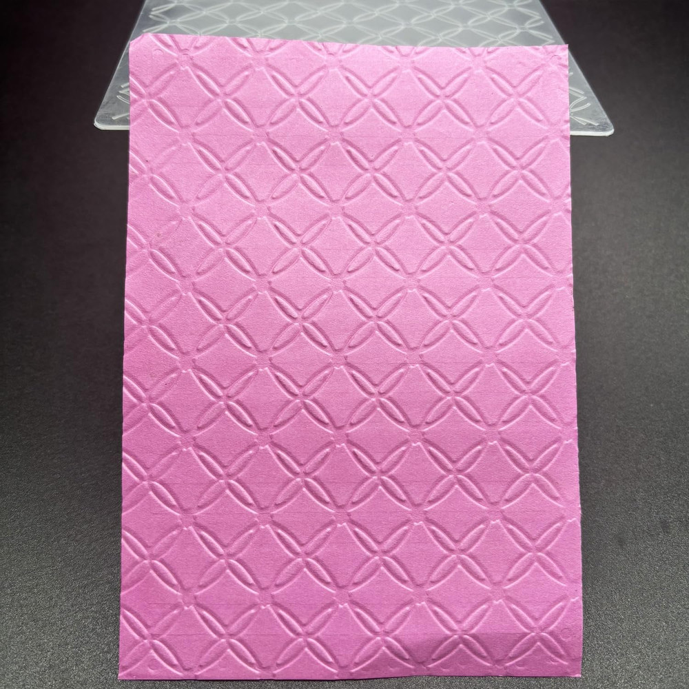 3D Embossing Folder for Card Making, Petal Flower Texture DIY Scrapbooking Paper
