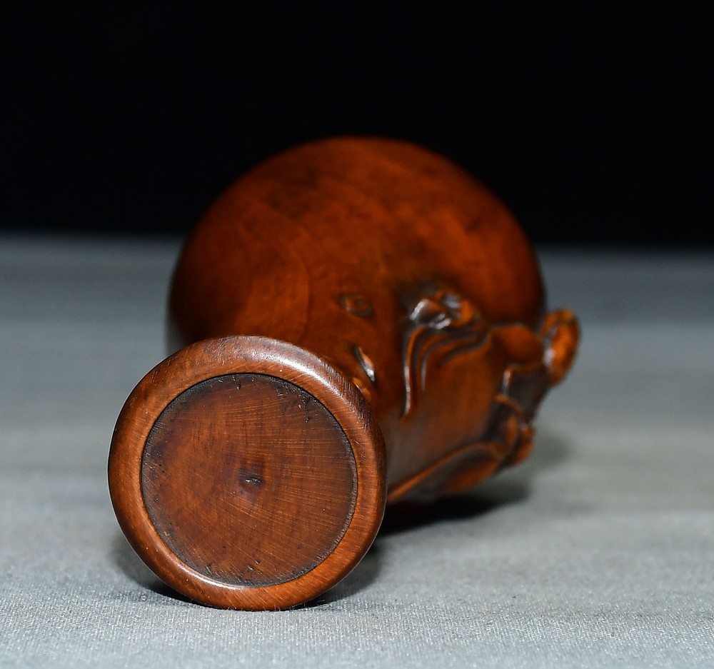 Exquisite small leaf boxwood Guanyin vase decoration