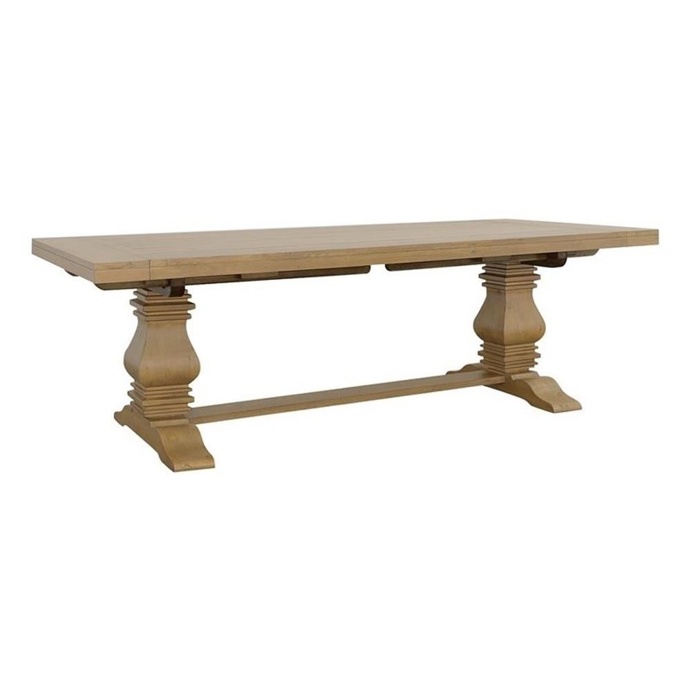 Florence 126-inch Extension Dining Table Rustic Honey