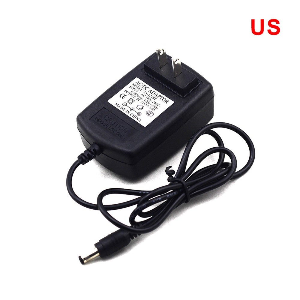 Power Supply Adapter AC/DC 12V 2A for Security Camera CCTV / LED Strip Light