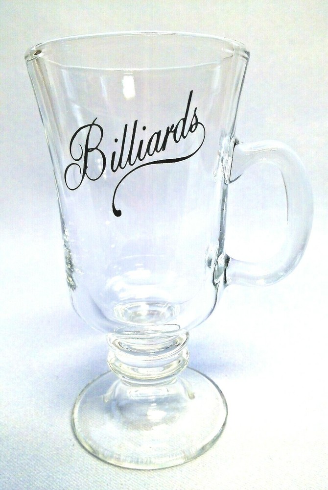 "BILLIARDS" STEMWARE with HANDLE, SET OF 4