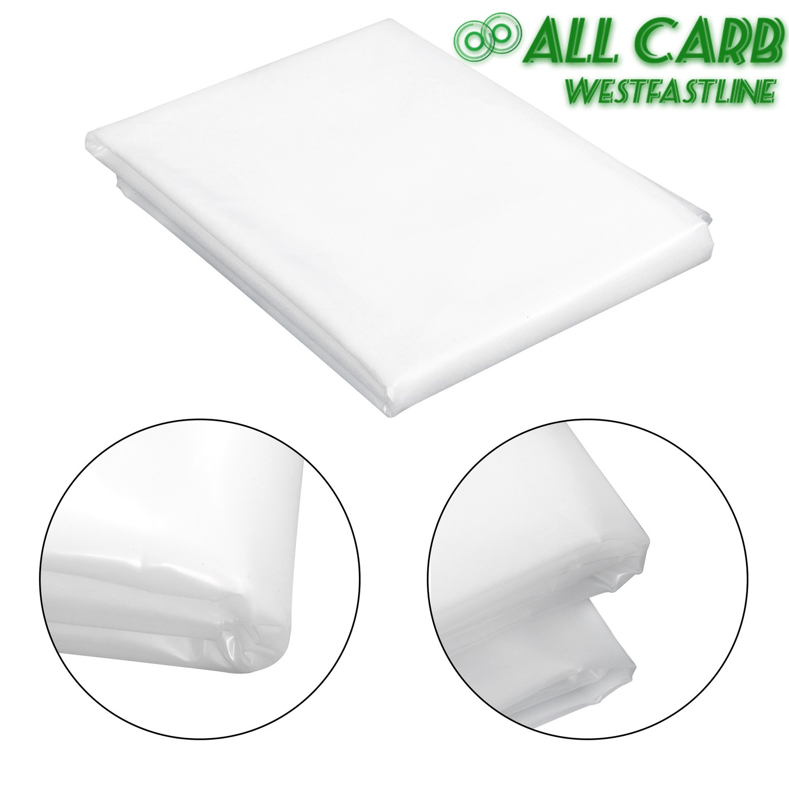 Greenhouse Plastic Sheeting 6Mil Polyethylene Film UV Resistant 10-25ft Widths