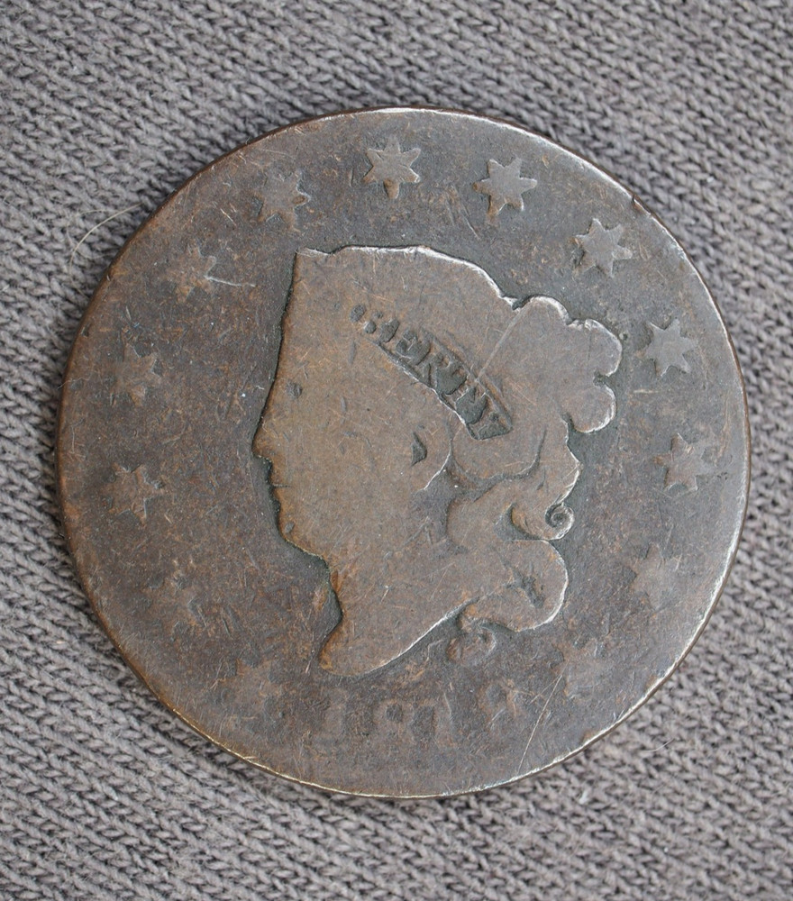 1818 Coronet Head Large Cent US mint coin #4