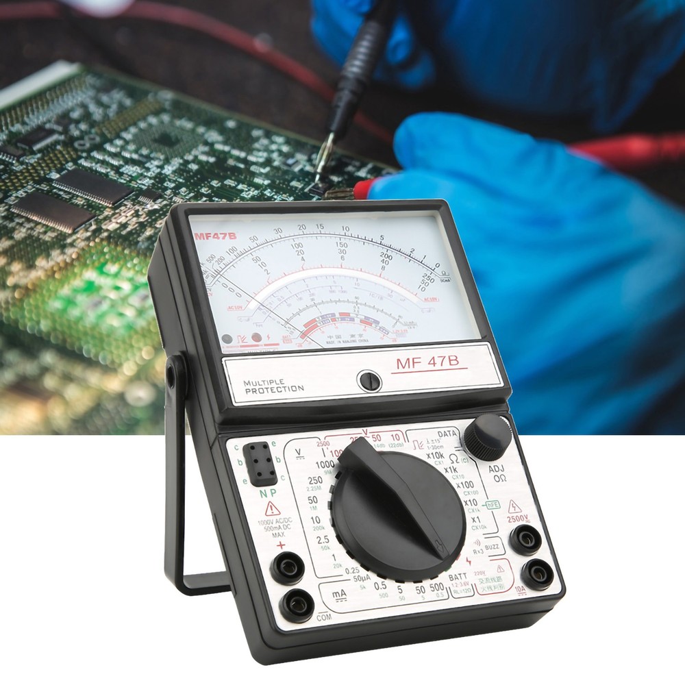 MF47B Digital Screen Multimeter AC DC Voltage Current Detector