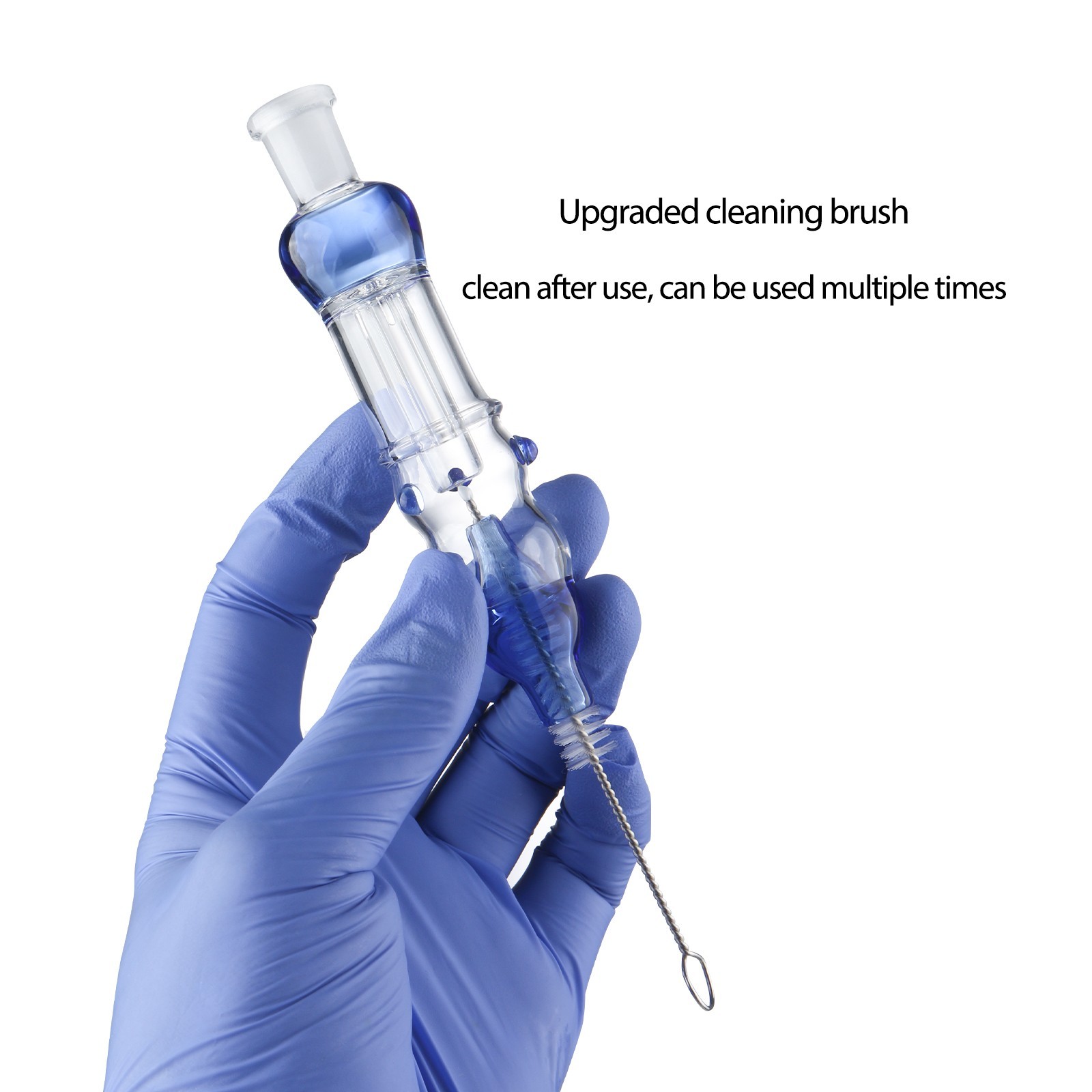 Spill-Proof Glass Smoking Pipes Collectable With Glass Water Pipe 10mm Quartz