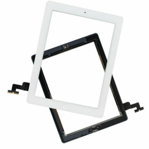 White Glass Touch Screen Digitizer + Home Button Assembly for iPad 2 + Tool Kit