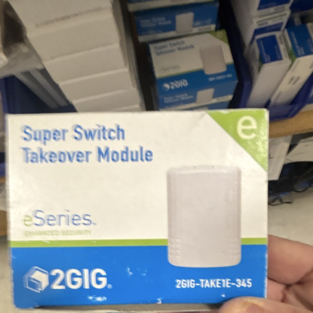 2GIG 2GIG-TAKE1E-345 Takeover Module Super Switch eSeries White