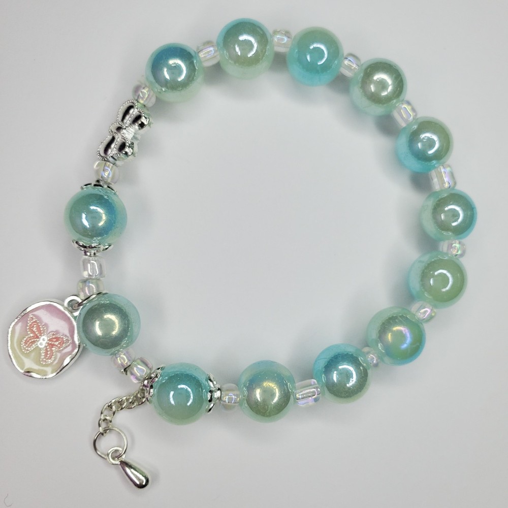 Hand crafted artisan unique gemstone bracelet