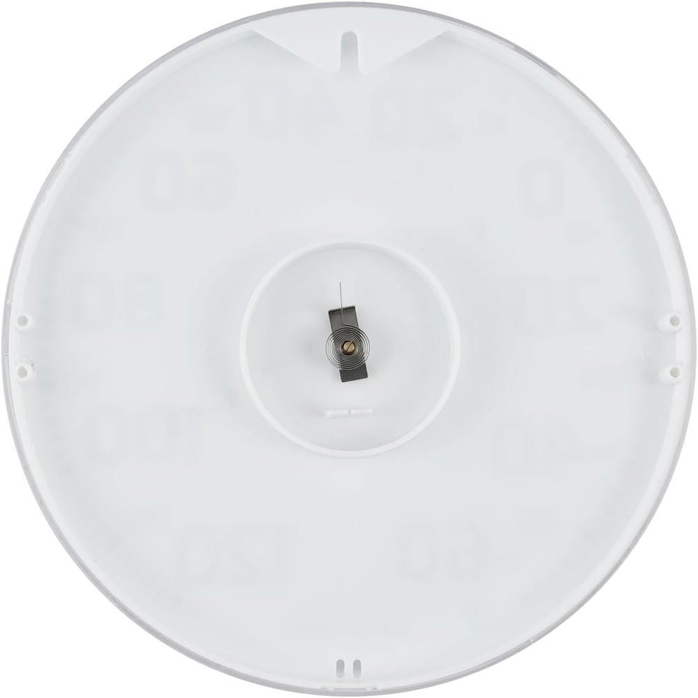 La Crosse 8" Round Analog Dial Thermometer, White
