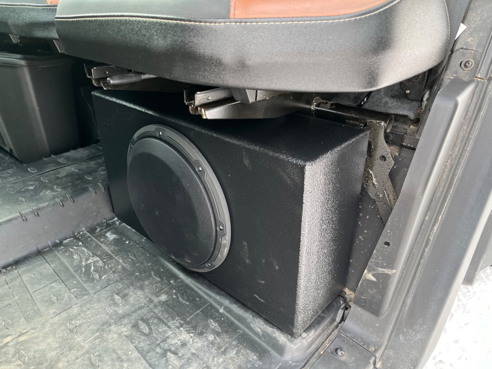 CAN-AM Defender 2 door 10" Subwoofer Box Enclosure Under Seat Waterproof