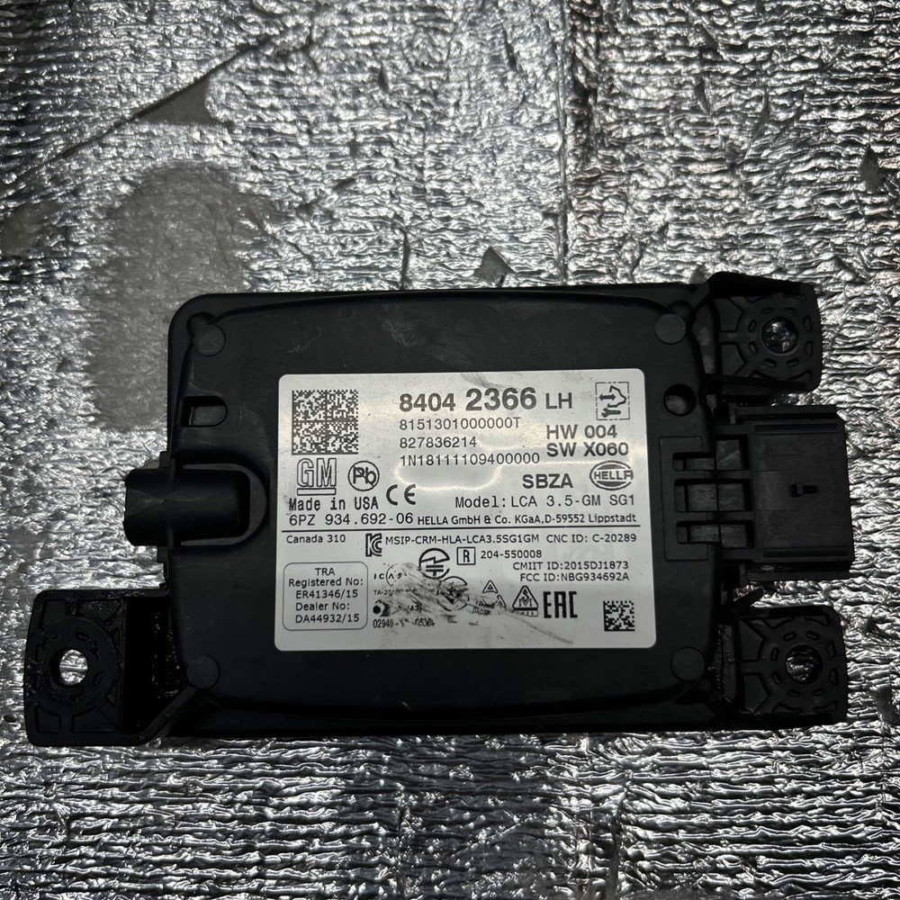 2018-2024 GM OEM LEFT REAR Passenger Obstacle Detection Control Module 84042366