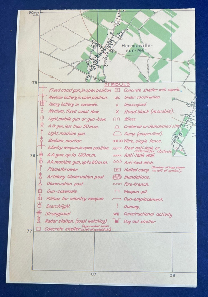 D Day Replica Document Collection Map Orders French Leaflet German Poster MORE