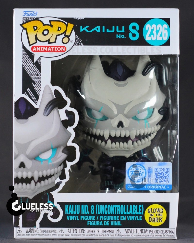 Funko Pop! Kaiju No. 8 (Uncontrollable) GlTD #2326 And Pop Protector