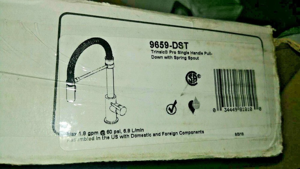 Delta 9659-DST Single Handle Pull-Down Kitchen Faucet