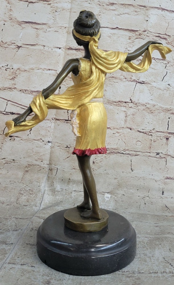 100% Solid Bronze Sculpture After Claude Mirval Lost Wax Method