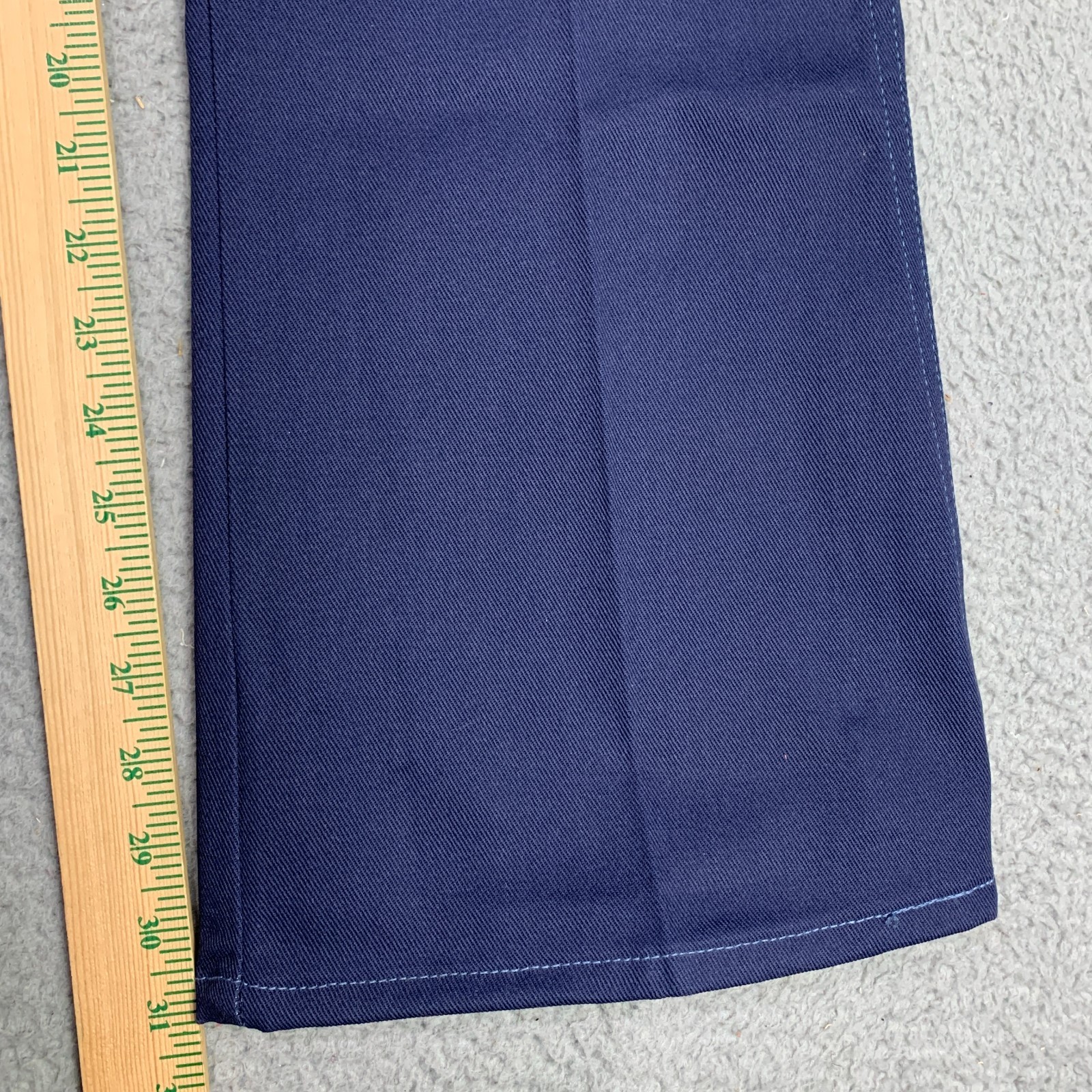 Vintage 70s Mr Leggs Flare Pants Men’s 32x31 Navy Deadstock 1970s NEW