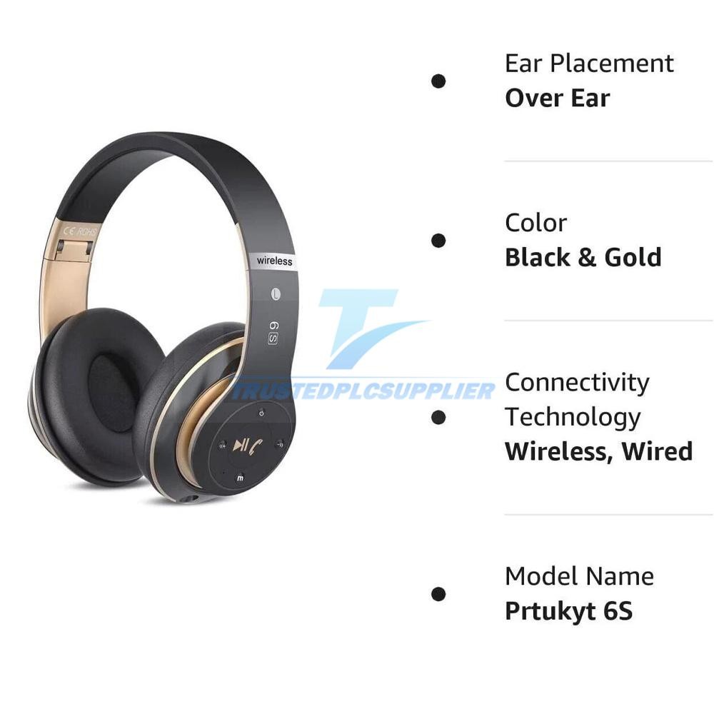 Wireless Headphones Bluetooth Noise Cancelling Stereo Earphones Over Ear Headset