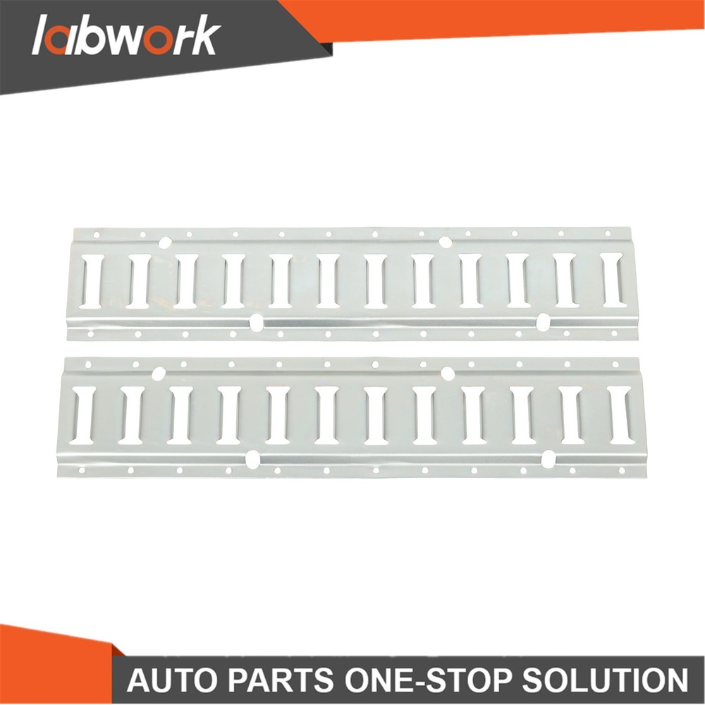 Labwork E Track Tie Down Rail Kit 8× 2' E-Track Bar Rails For Garages Trailers