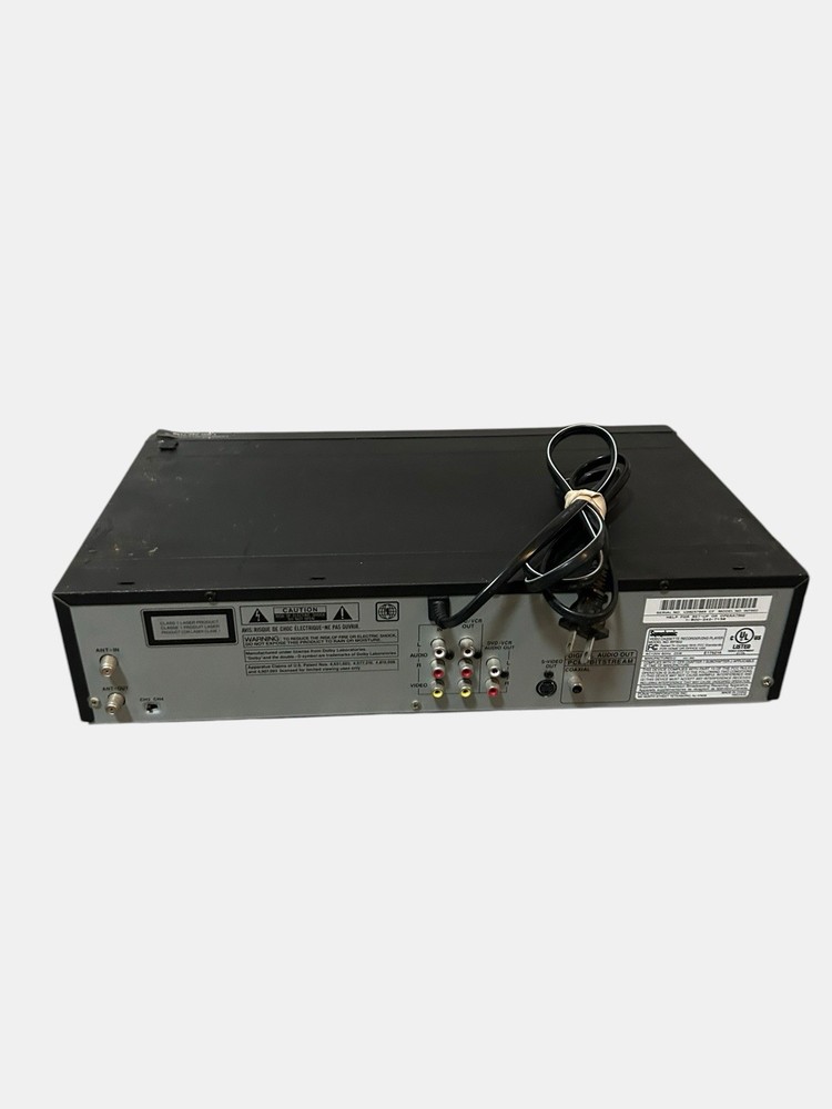 Symphonic WF802 DVD VCR Combo No Remote Tested