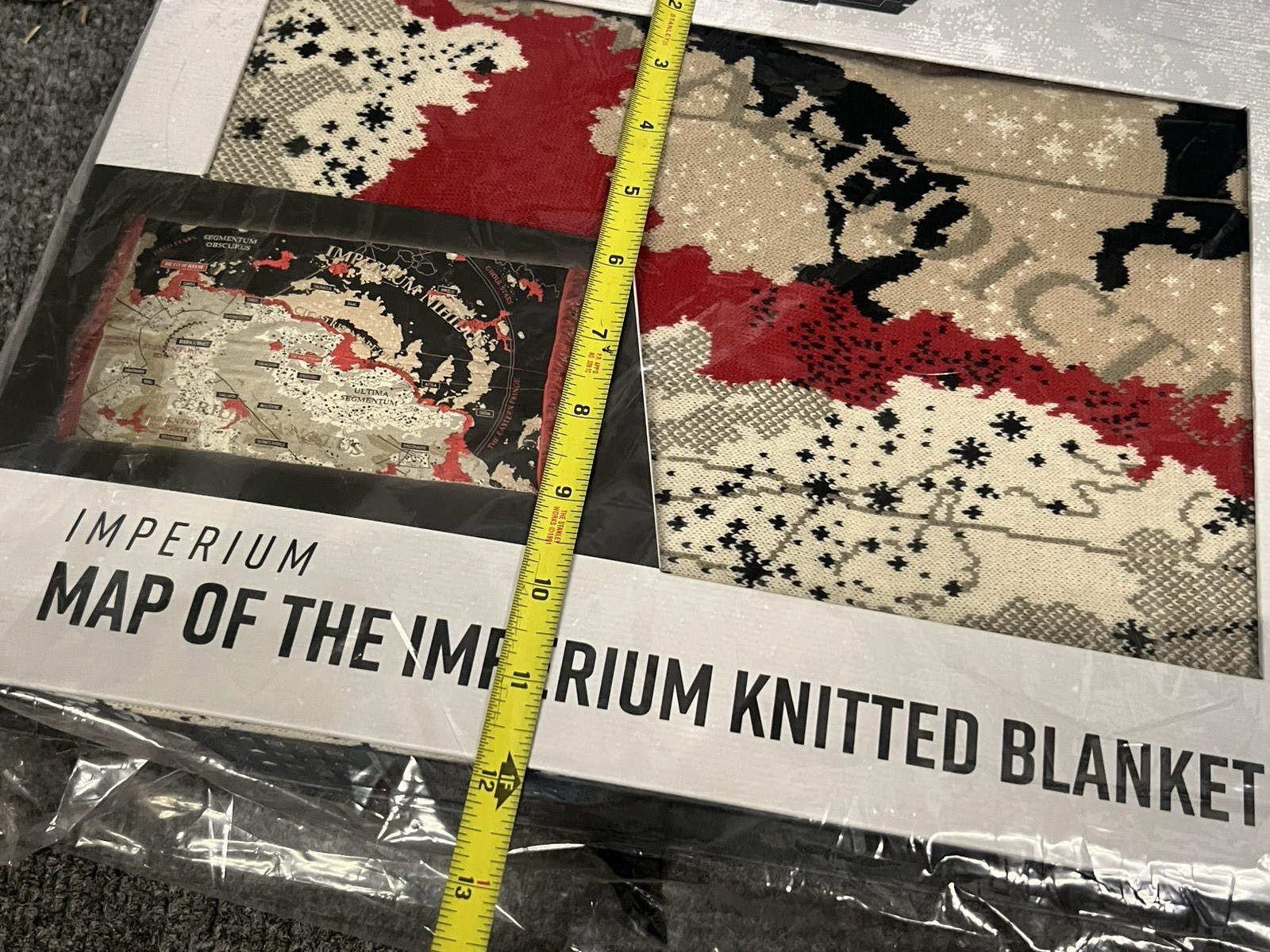 NEW Map of the Imperium Knitted Blanket - Official Games Workshop WARHAMMER 40K